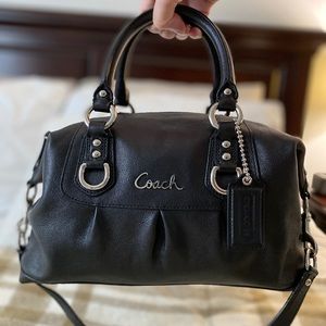 Coach black handbag